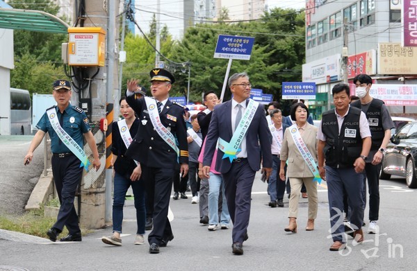 아산경찰서, 이상동기범죄 예방 순찰
